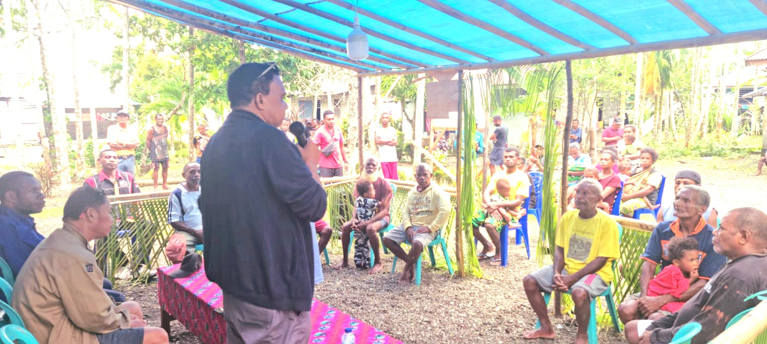 Kampanye Paslon BRO Nomor 1 di Kampung Asai Distrik Windesi.